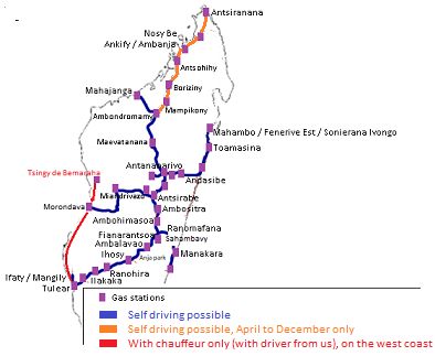 carte des routes nationales
